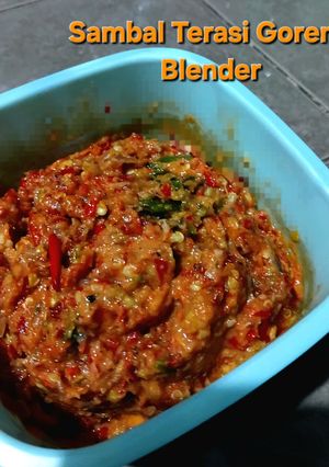 Foto resep 104. Sambal Terasi Goreng Blender