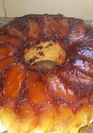 Una foto de Torta de manzana invertida