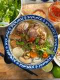 Vietnamese Fish Cake & Pork Noodle Soup |Bánh Canh Giò Chả Cá
