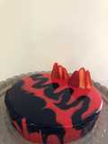 Torta moderna “Dark love”