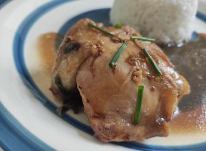 Una foto de Pollo al sillao