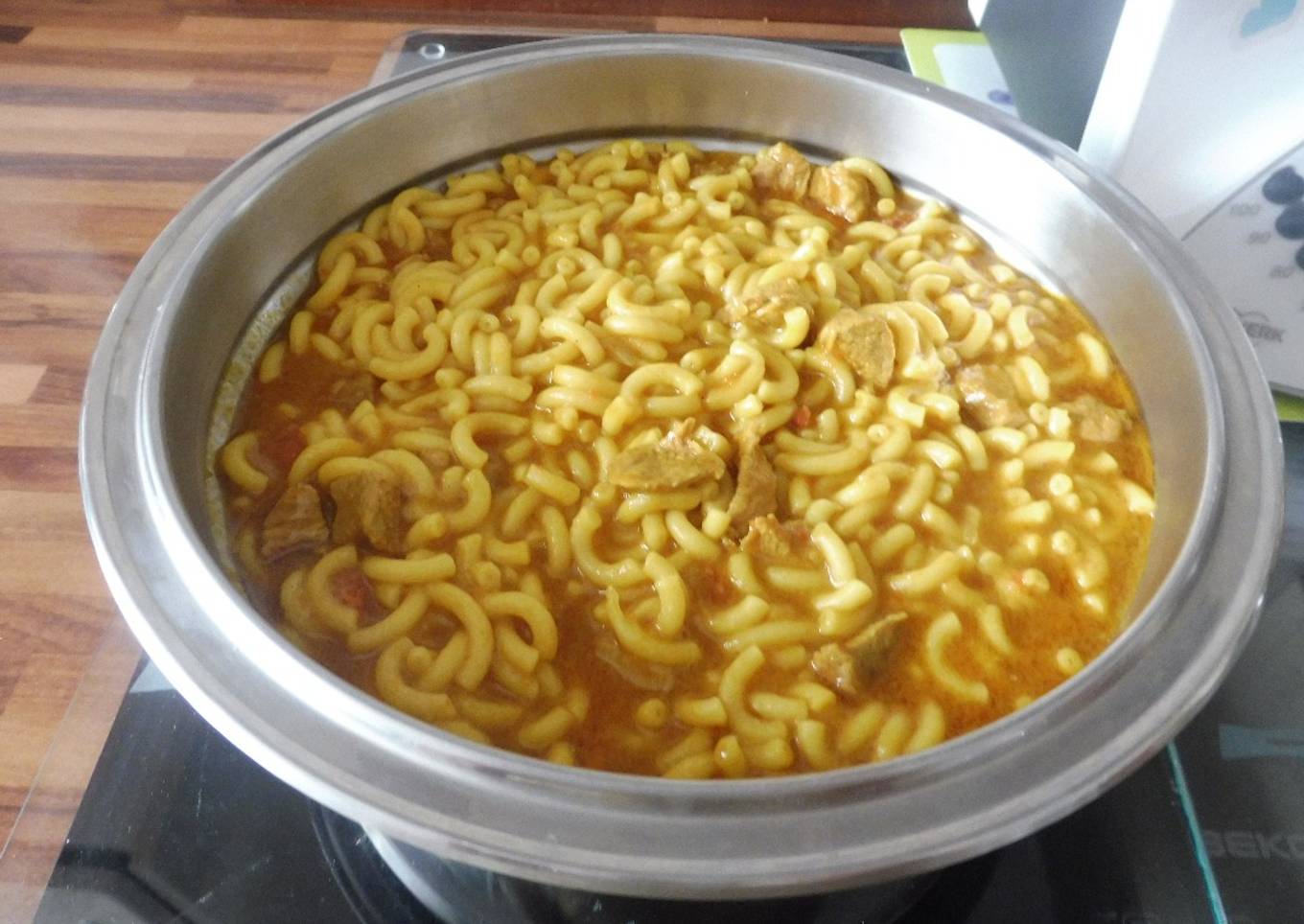Fideuá con carne