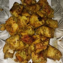 A picture of Malai Boti.