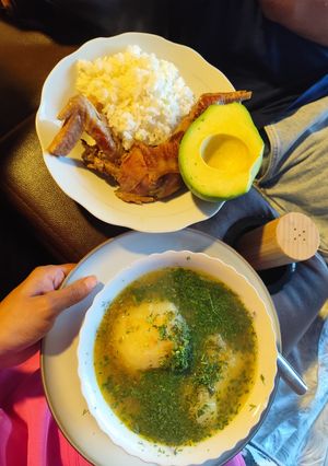 Una foto de Sopa de Gallina