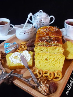 عکسی از دستور نان پنبه ای کدوحلوایی