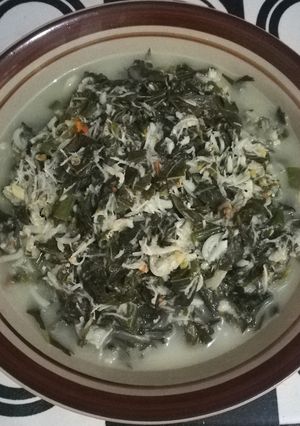 Foto resep Oblok Oblok Daun Singkong Teri