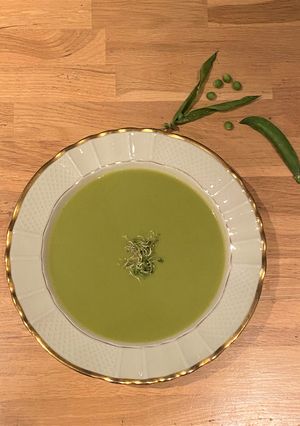 Une photo de Velouté de cosses de petits pois