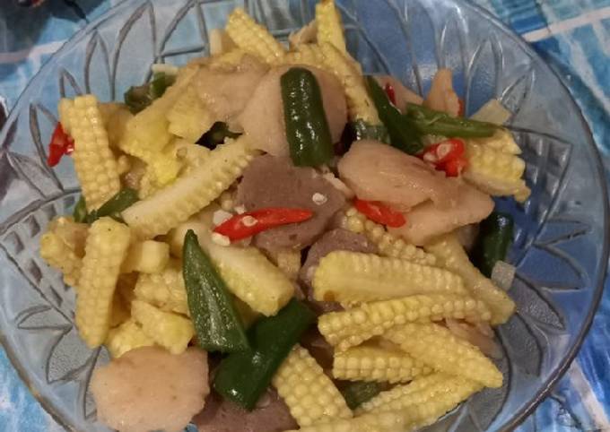 Resep Tumis Putren Bakso Cabe Ijo Oleh Dw Cookpad