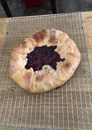 A picture of Mixed Berry Galette.