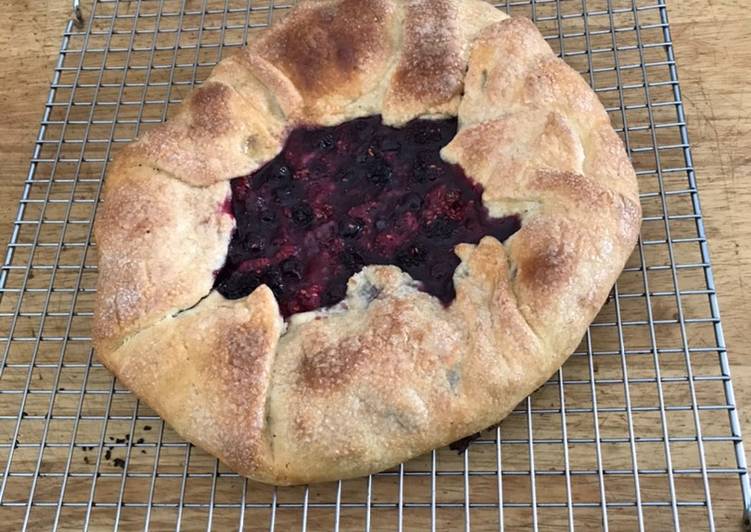 Simple Way to Prepare Simple Mixed Berry Galette