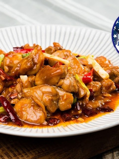 左宗棠雞 (使用美國雞骨腿) 的食譜成品照片