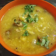A picture of Brown rice khichri.