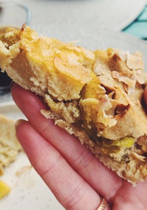 Une photo de GALETTE DES ROIS - crème d’amande pomme & figue #epiphanie