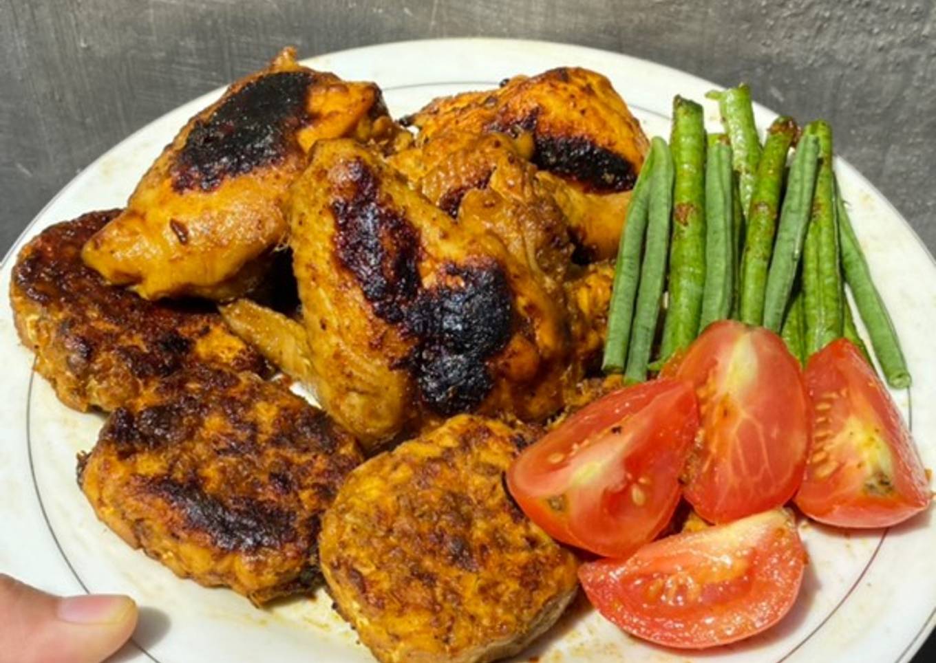 Ayam Bakar Teflon Bumbu Rujak