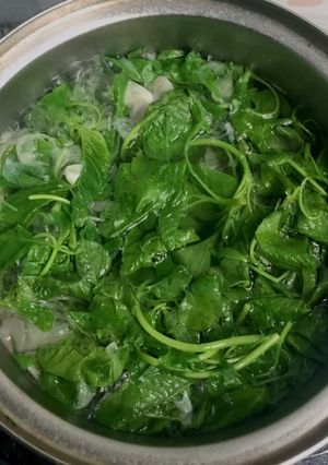 Foto resep Sayur bayam bening ala anak kos