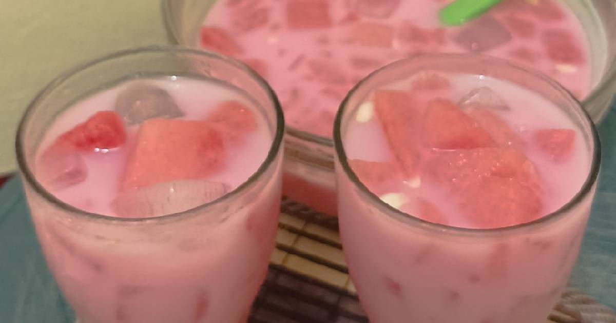 Resep Es Semangka Susu Oleh Tri Haryani Cookpad