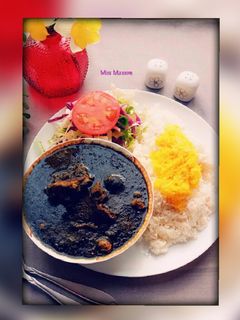 عکسی از دستور قرمه سبزی خوشمزه