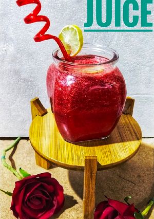 A picture of Lemon watermelon juice.