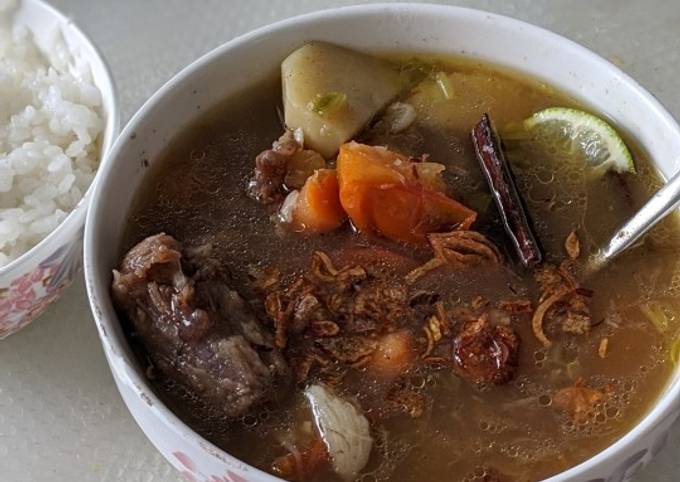 Resep Sop buntut ala Meyu Anti Gagal