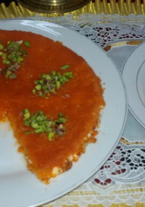صورة لوصفة كنافة كذابة