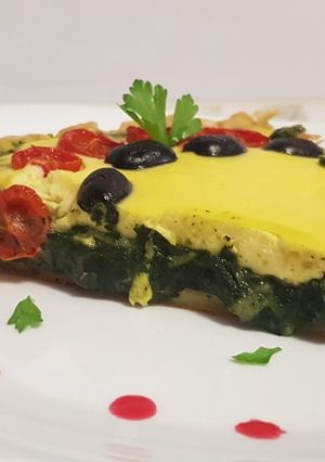 O poză a rețetei Tartă cu spanac și ricotta.