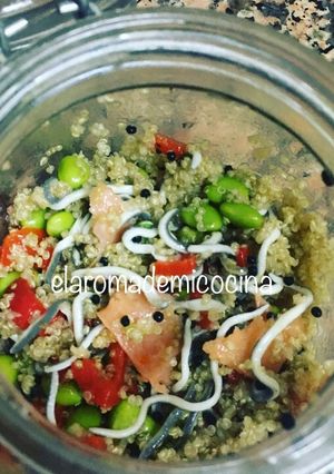 Una foto de Ensalada Aniversario en Tarro