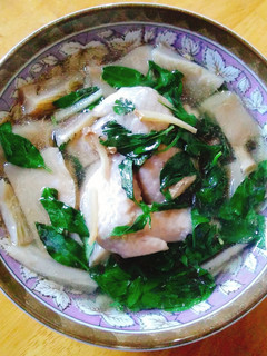 鮑魚菇土雞翅湯 的食譜成品照片