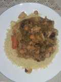 Cuscus con verdura y pollo
