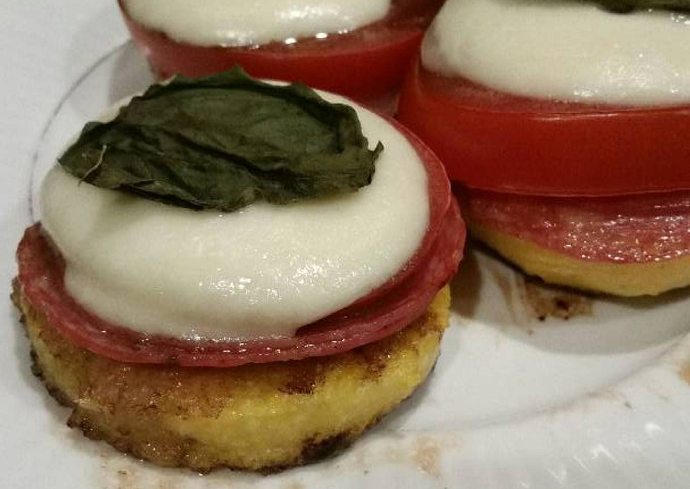 Brad's Italian style polenta appetizer