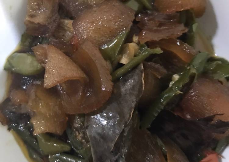 Easiest Way to Make Perfect Kikil kecap cabe ijo
