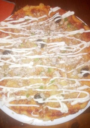صورة لوصفة بيتزا بنينة بزاف روعة