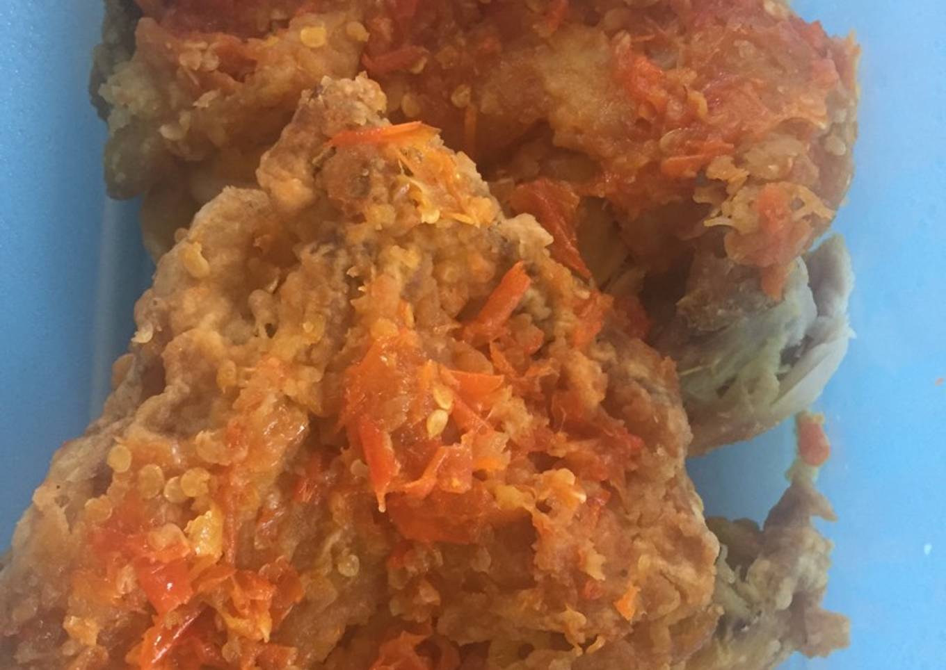 Ayam Geprek Pedas