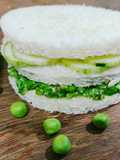 Peas chilli cucumber mayo Sandwich