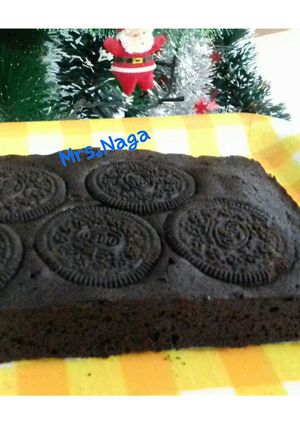 Foto resep Brownies panggang oreo