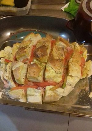Una foto de Pan de campo con una vuelta de rosca
