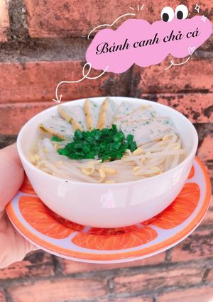 Hình của món Bánh canh chả cá cho bé.