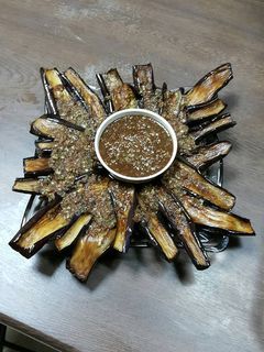 صورة لوصفة باذنجان مقلي
