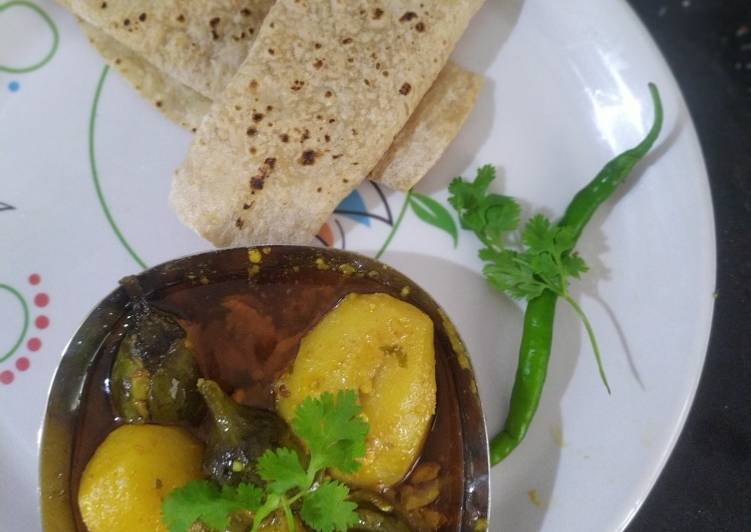 Step-by-Step Guide to Make Appetizing Stuffed potato brinjal