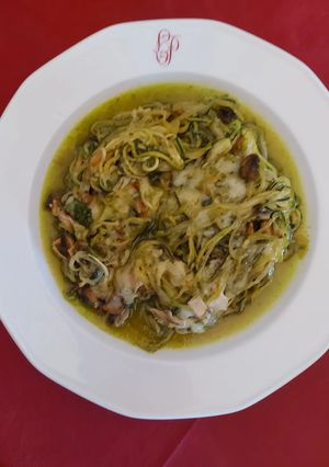 Una foto de Espaguetis de Calabacín