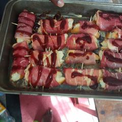 A picture of Bacon Rollups.