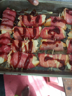 A picture of Bacon Rollups.
