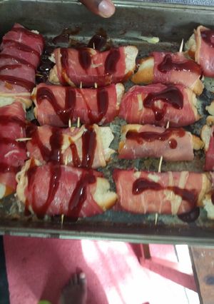 A picture of Bacon Rollups.