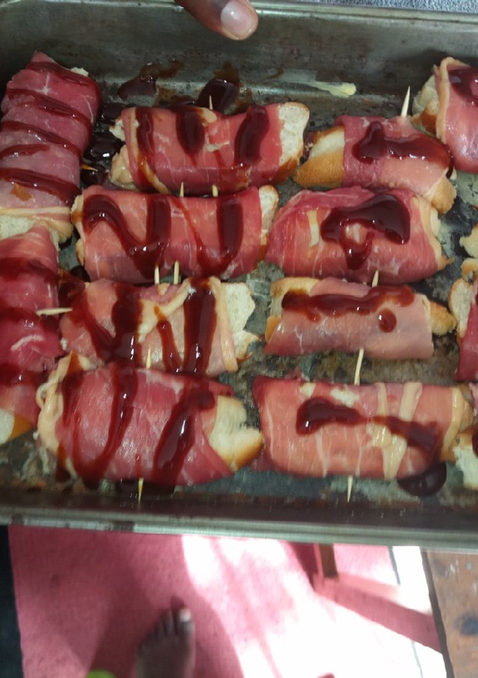 A picture of Bacon Rollups.