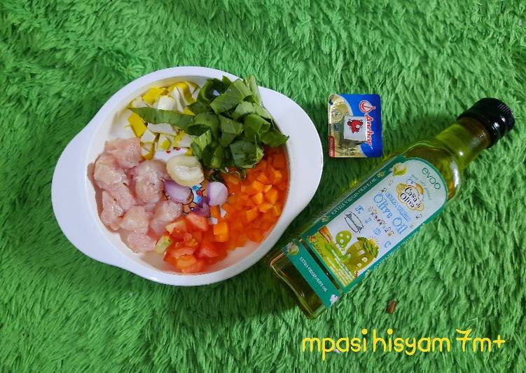 Mpasi hisyam 7m+ ayam fillet