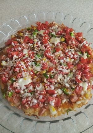 عکسی از دستور پیتزا مخلوط