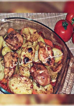 صورة لوصفة صنيه اوراك بالخضار