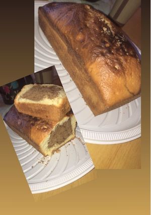 Una foto de Bizcocho o torta marmolado