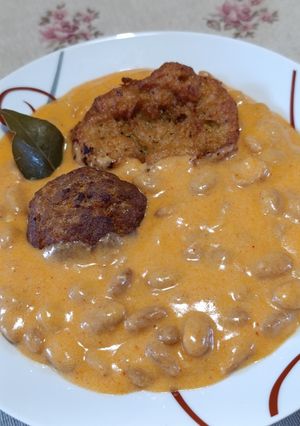 Egyszerű szárazbab főzelék recept fotója