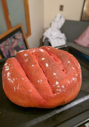 Una foto de Pan de betarraga (receta propia)