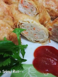 Foto resep Chicken shrimp roll